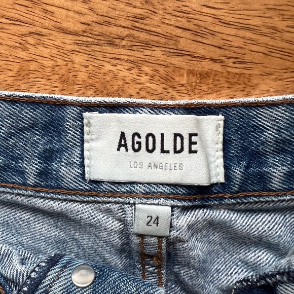 Agolde Parker demon cut off shorts size 24 - Picture 6 of 6